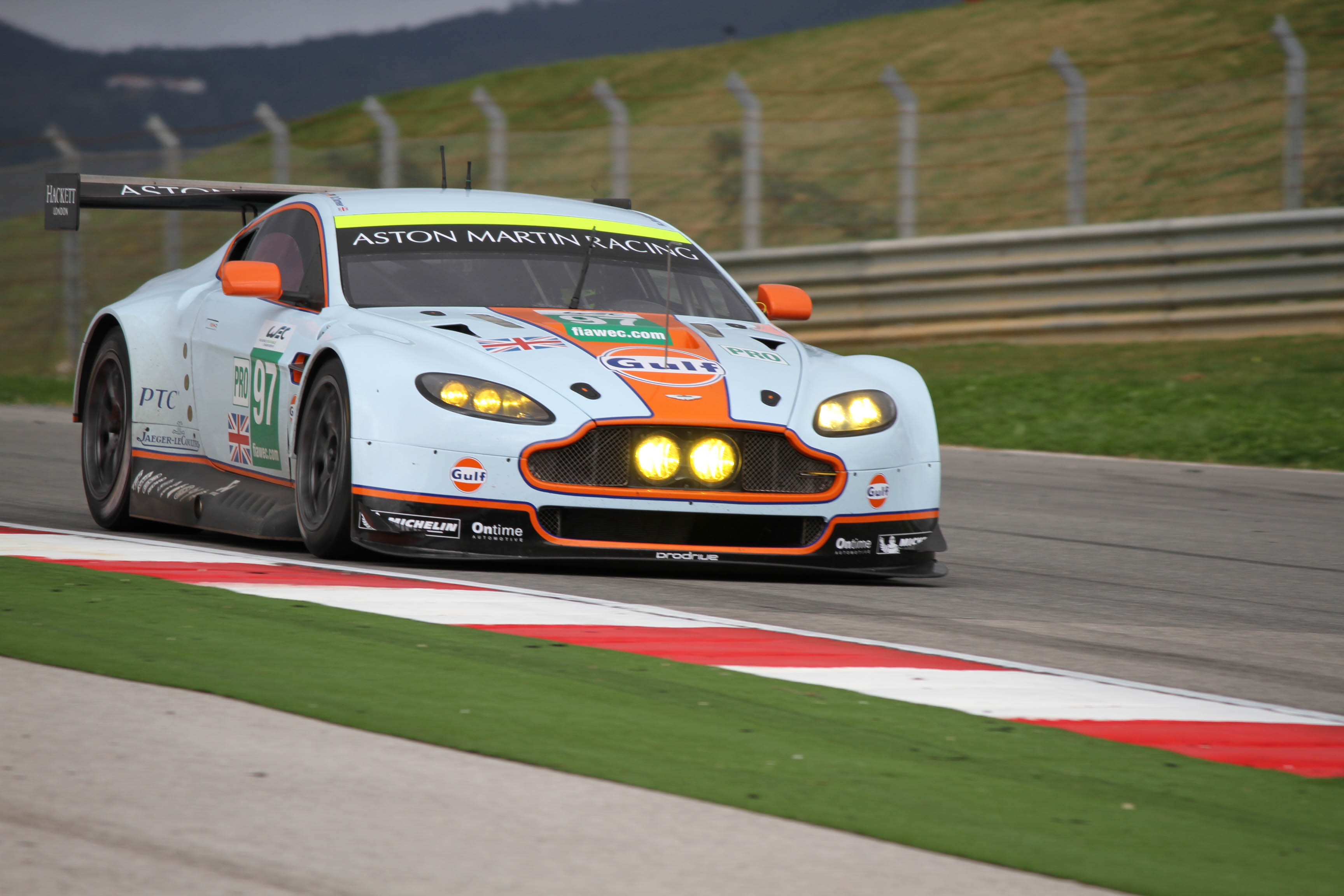 Vantage GTE on track