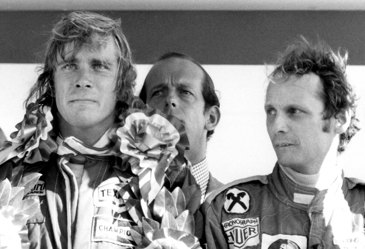 Hunt Lauda podium