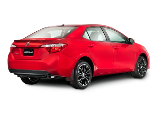2014 Toyota Corolla S with 17-inch alloy wheels-prv