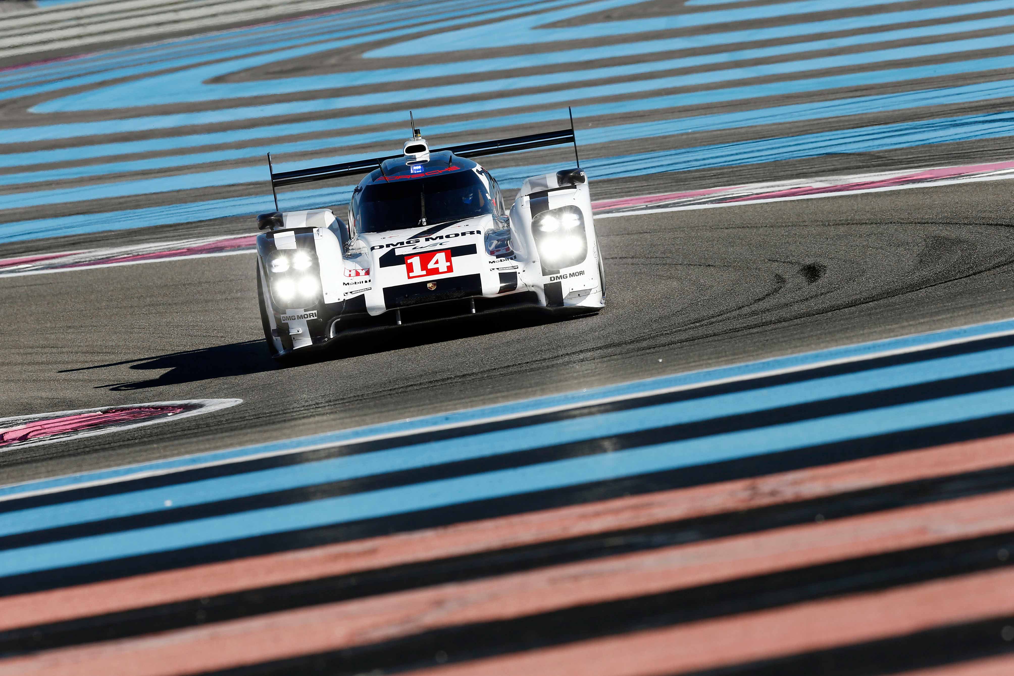 3556 kilometres for the Porsche 919 Hybrid at the Prologue in Paul Ricard 1