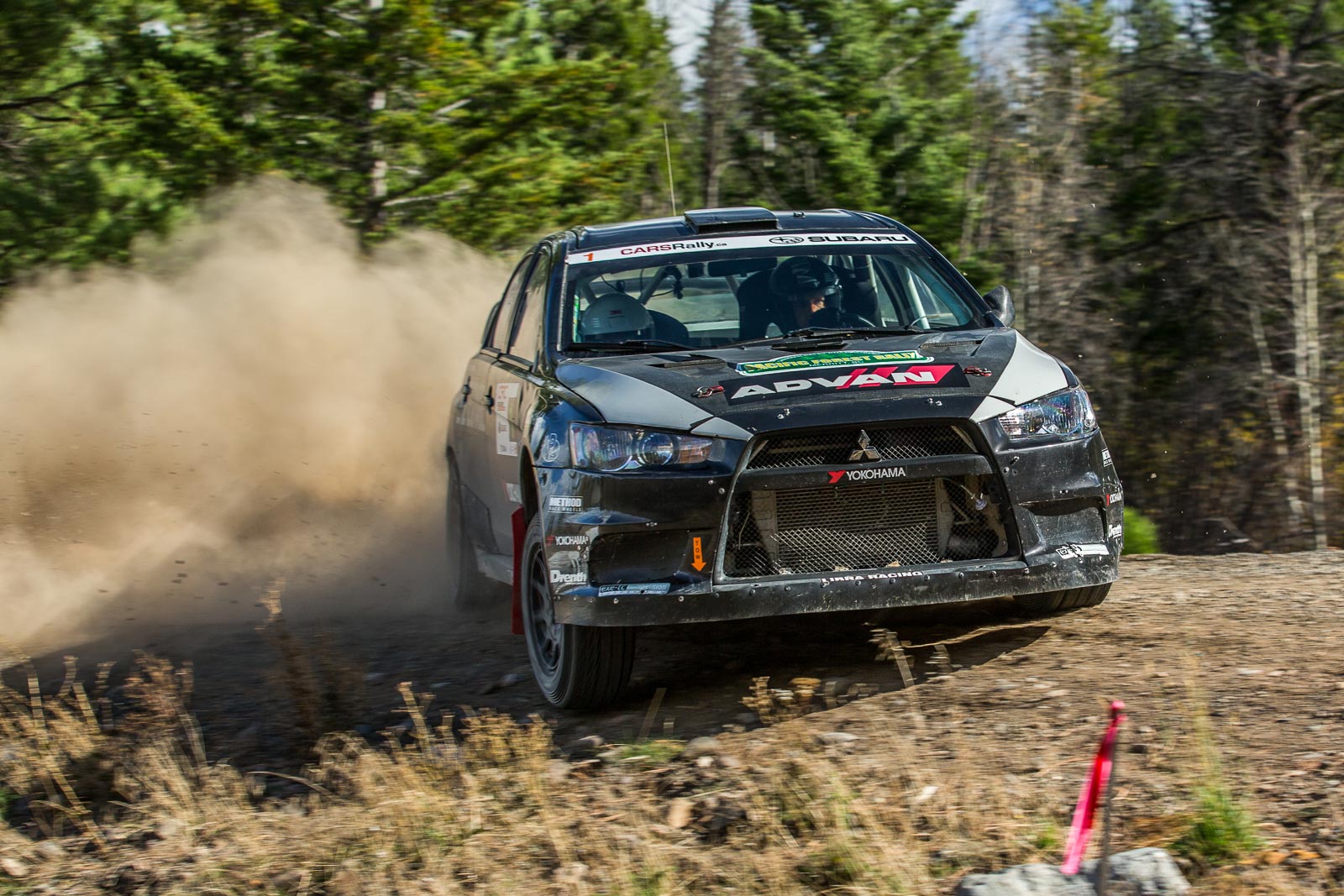 Antoine LEstage wins the Pacific Forest Rally to clinch Canadian title 1