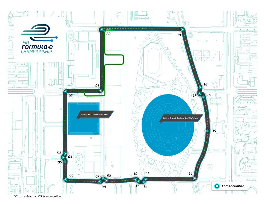 Formula E unveils Beijing GP circuit for inaugural race