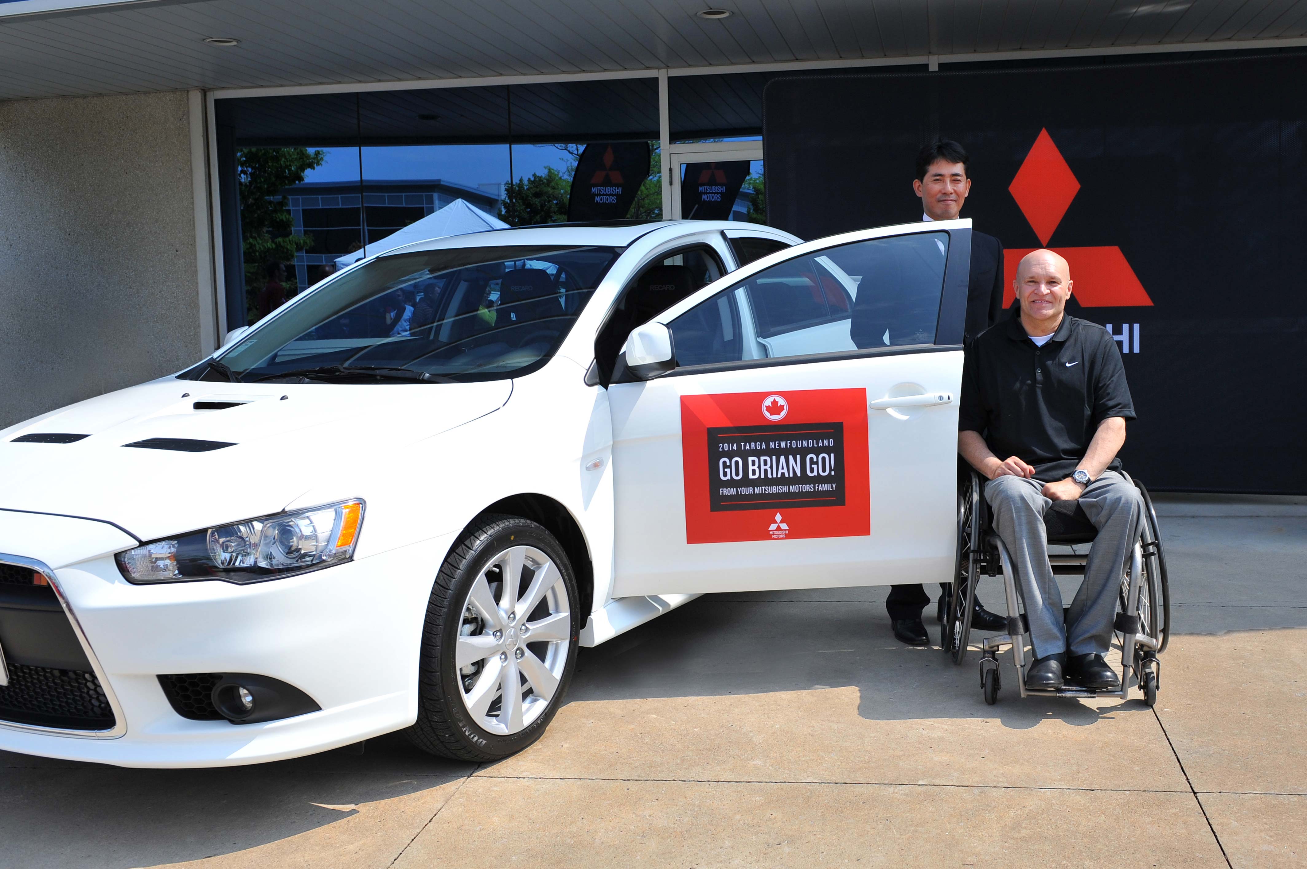 Spinal Cord Injury Survivor Brian Donato and Mitsubishi to Tackle Targa Newfoundland