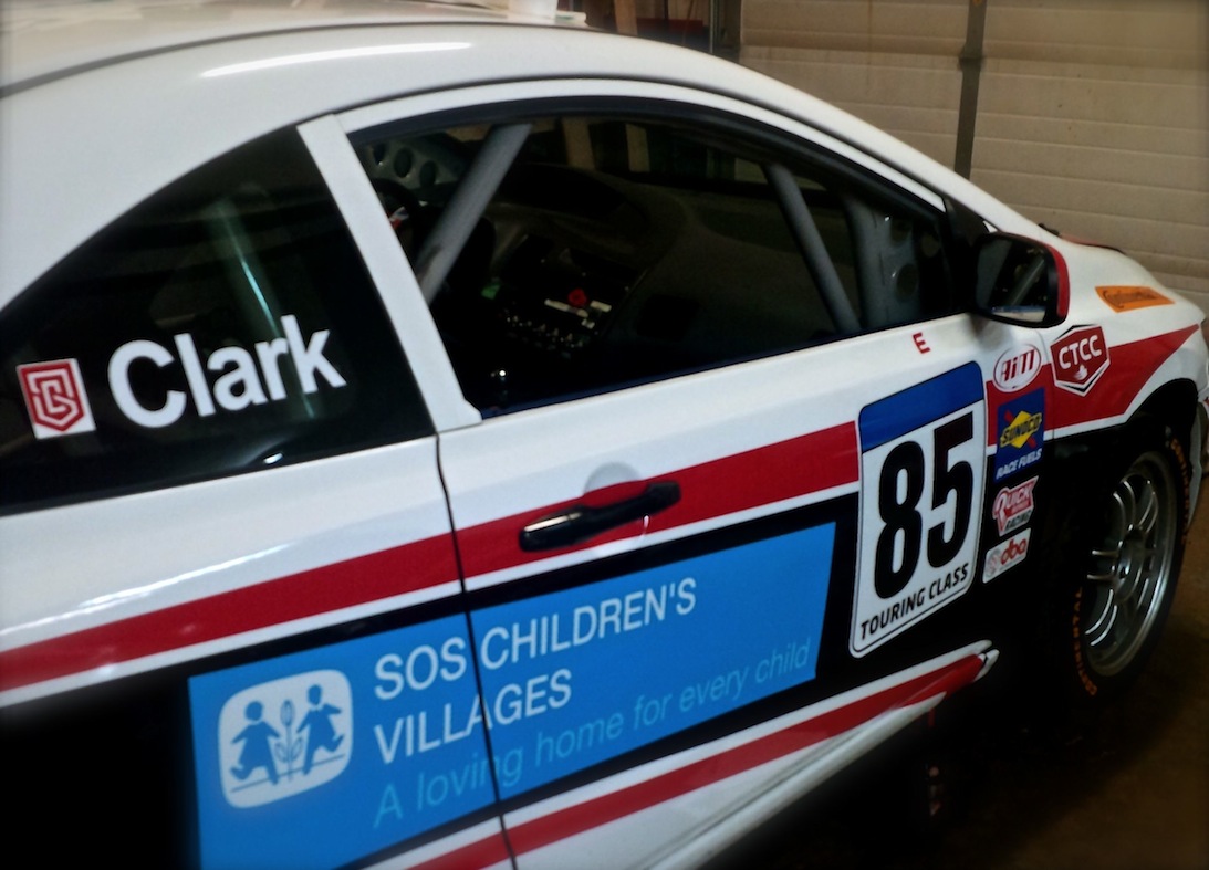 Stuart Clark to Promote SOS Childrens Village on Track