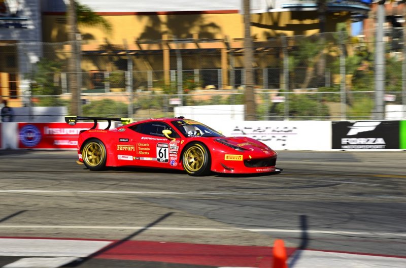 Beretta Wins in GT at Long Beach. 2