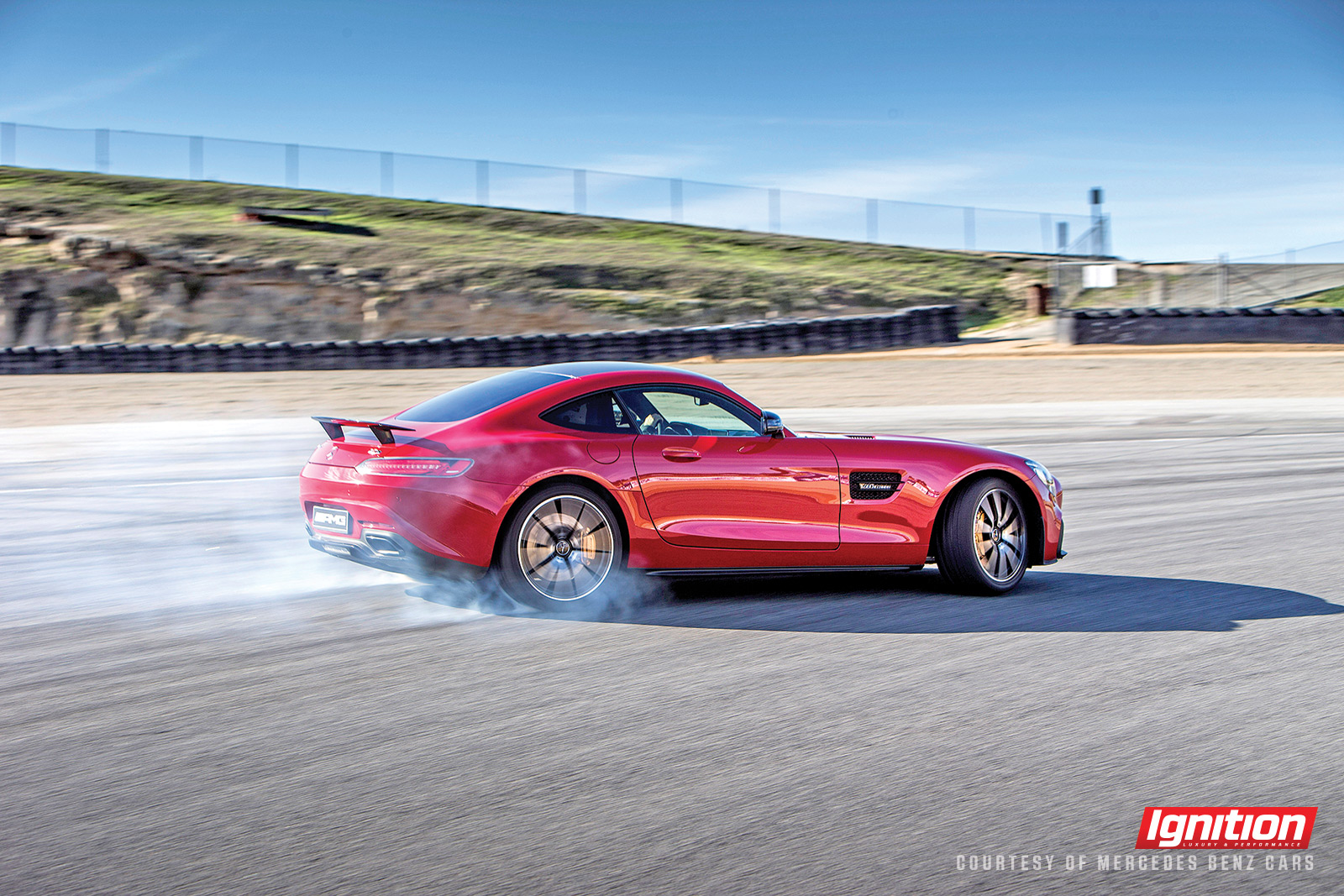 Mercedes AMG GT S track