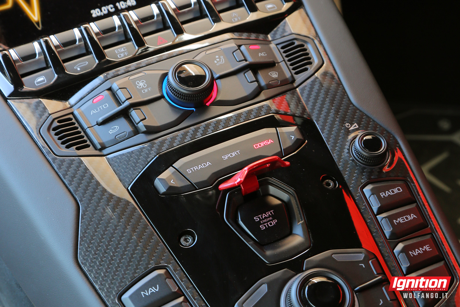 2016 Lamborghini Aventador LP 750-4 SV Ignition 13