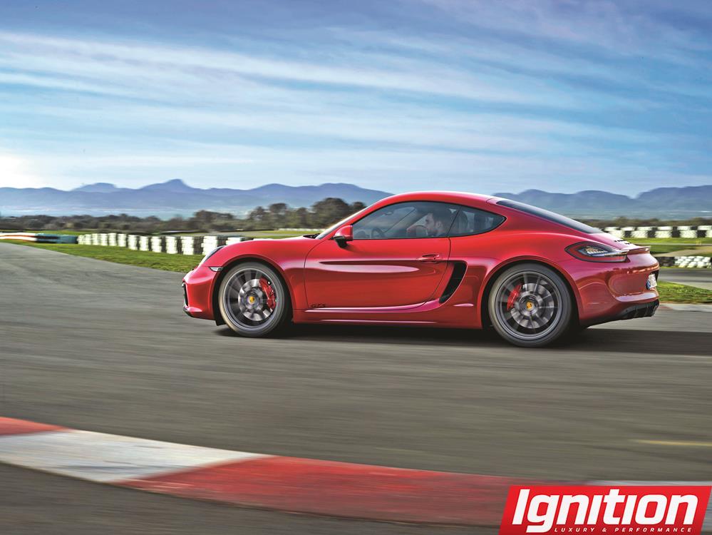 Porsche Cayman GTS Summer 2015 side