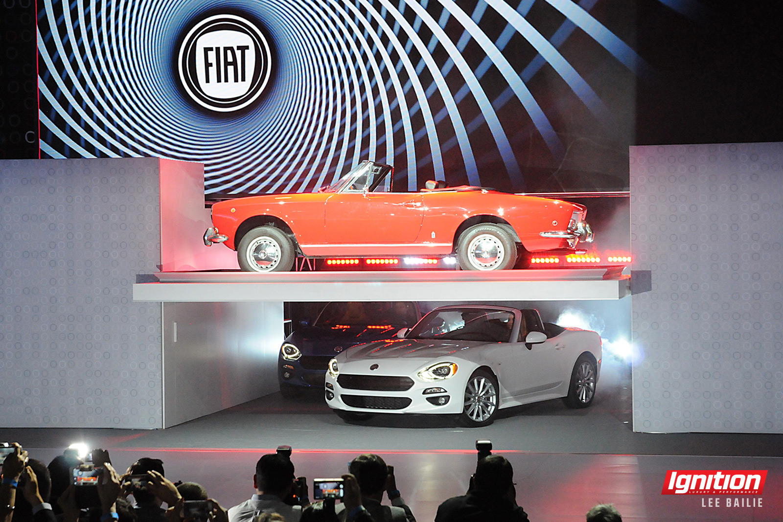Ignition Fiat 124 with Alfa 124 LA debut by FCA