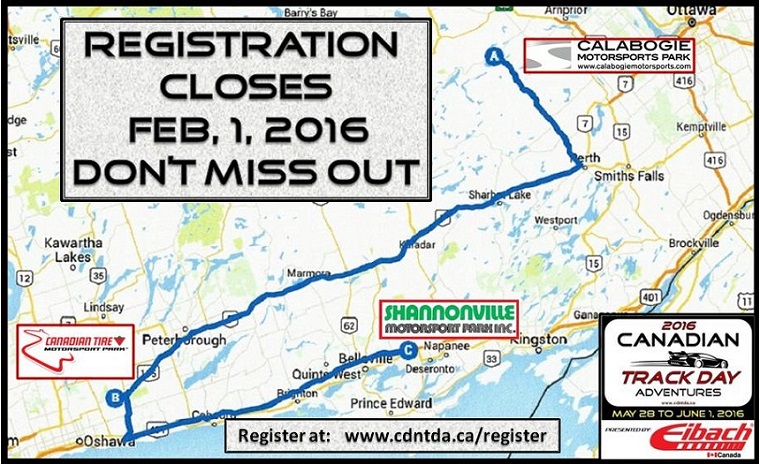 CASC-OR Ontario Time Attack reg closes