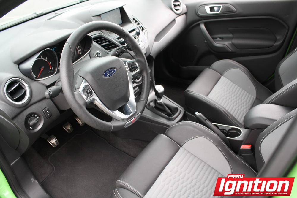 Fiesta ST - I wouldn’t call the interior “garish”, but standard Recaro racing seats are a great addition.