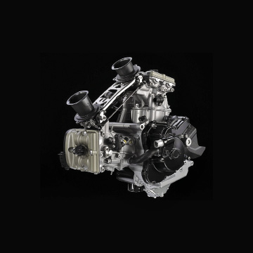 The bike is powered by the EVO version of the 848's Testastretta engine. Photo by Ducati