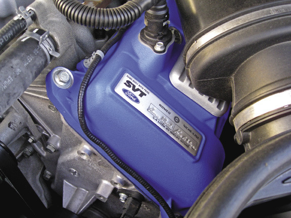 Each Shelby engine has a plate with the signatures of the craftsmen who built it by hand.
