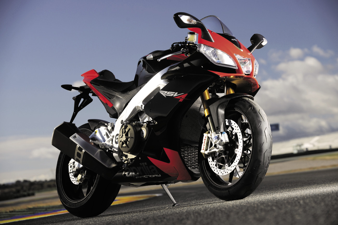 The 2010 Aprilia RSV4 Factory.