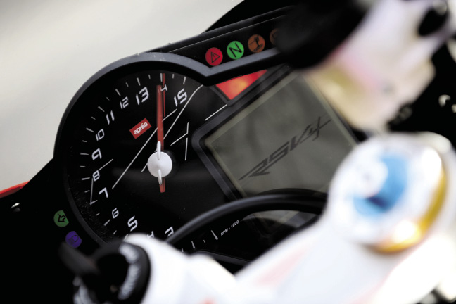 The Factory features easy to read instrumentation.