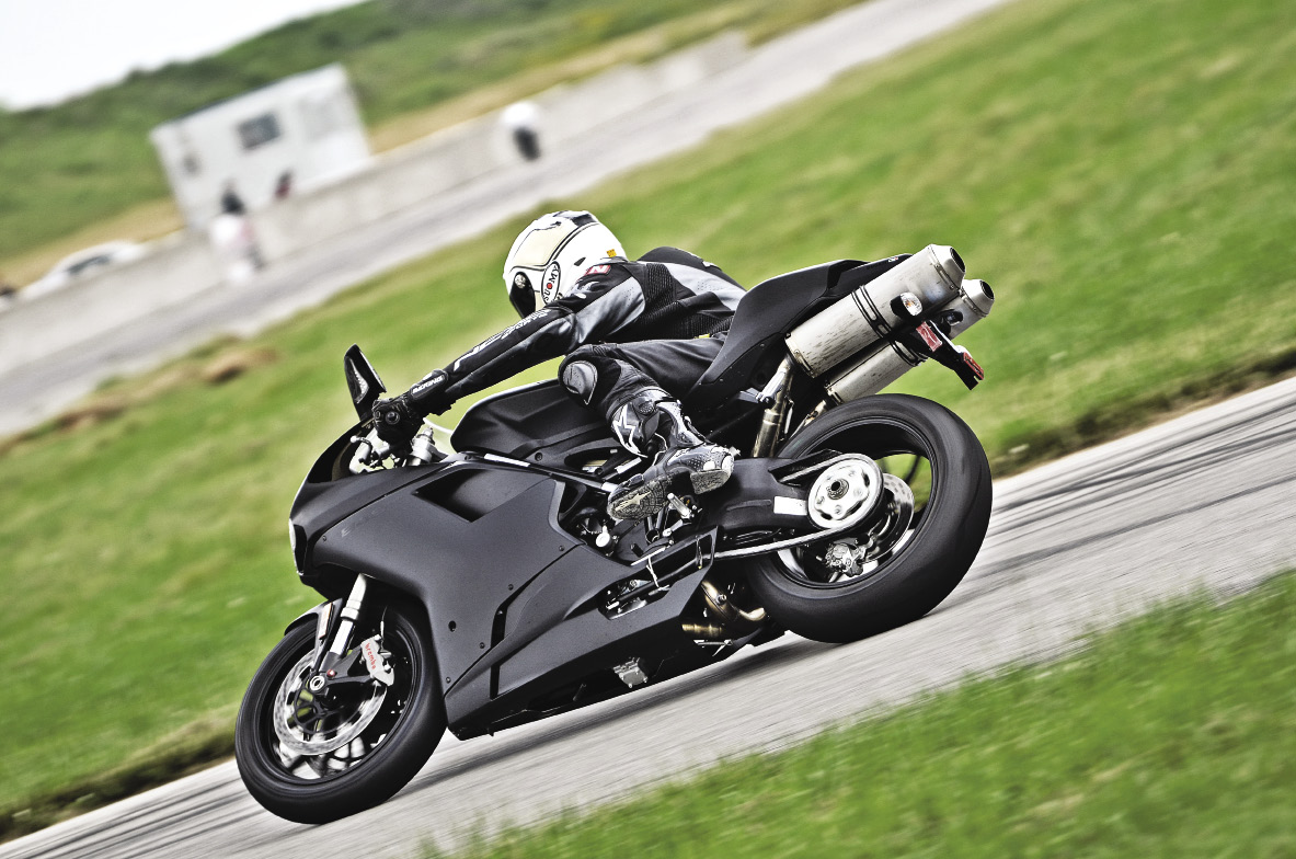 Ducati 848 EVO in action. Photo by RHM Photo