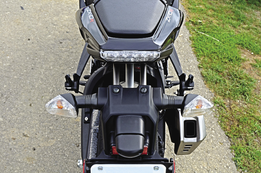 From the rear of the ZX-10R ABS. Photo RHM Photo